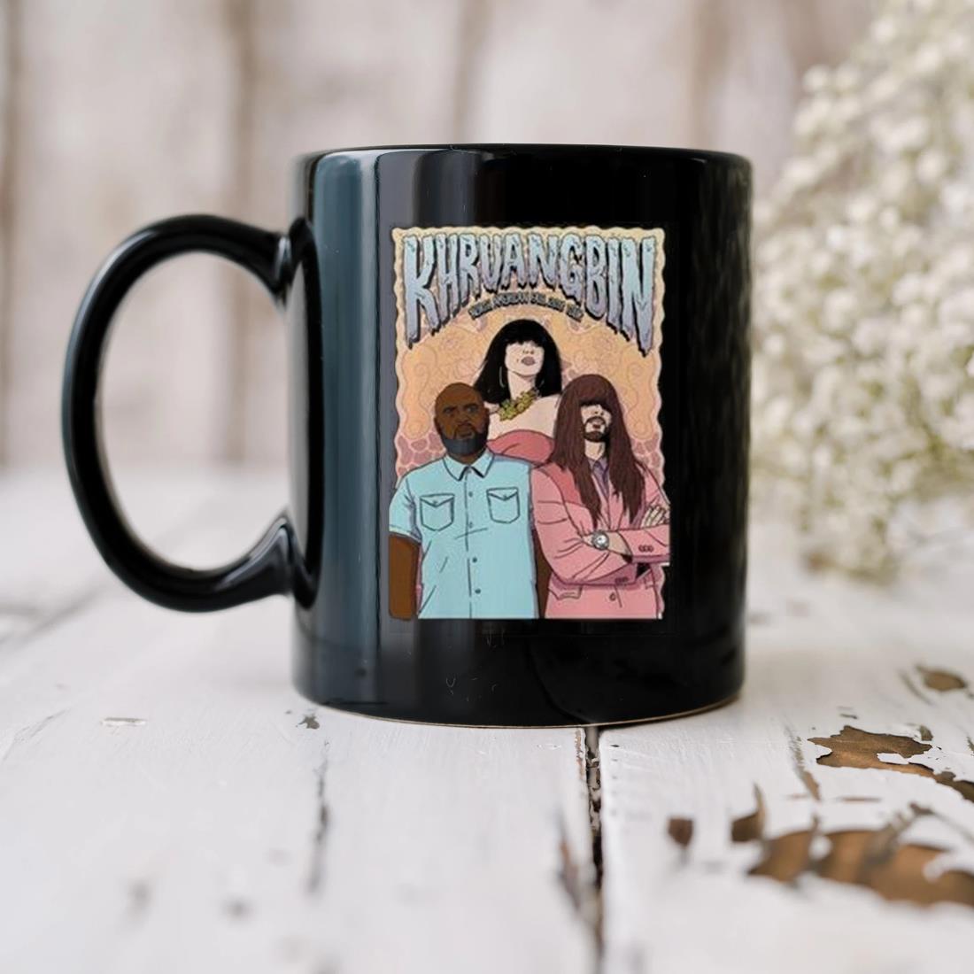 Khruangbin Band Poster Vector Tour Mug biu