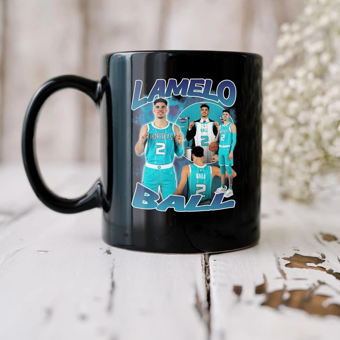Lamelo Ball Charlotte Hornets City Vintage 2023 Mug biu