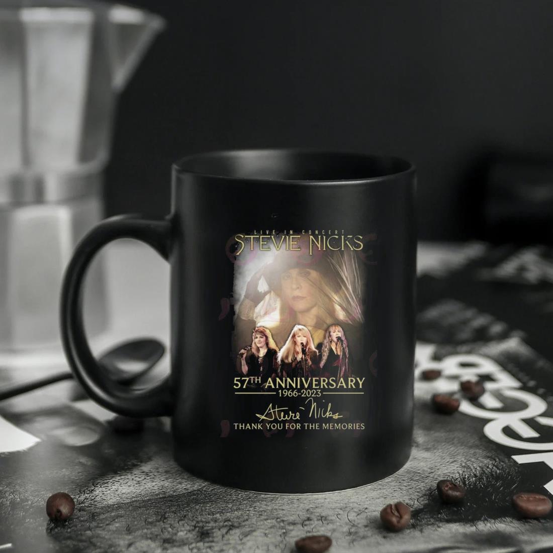 Live In Concert Stevie Nicks 57th Anniversary 1966 – 2023 Thank You For The Memories Signature Mug ten