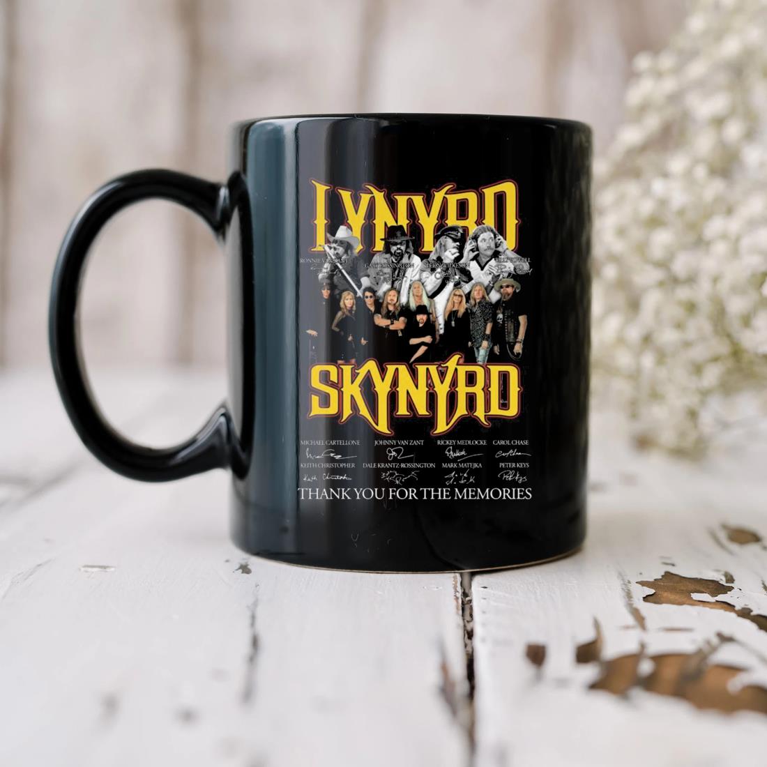 Lynyrd Skynyrd Thank You For The Memories Signatures 2023 Mug