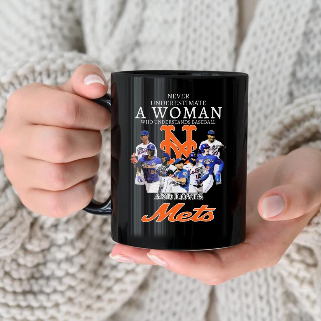 Never underestimate woman understands baseball New York Mets shirt