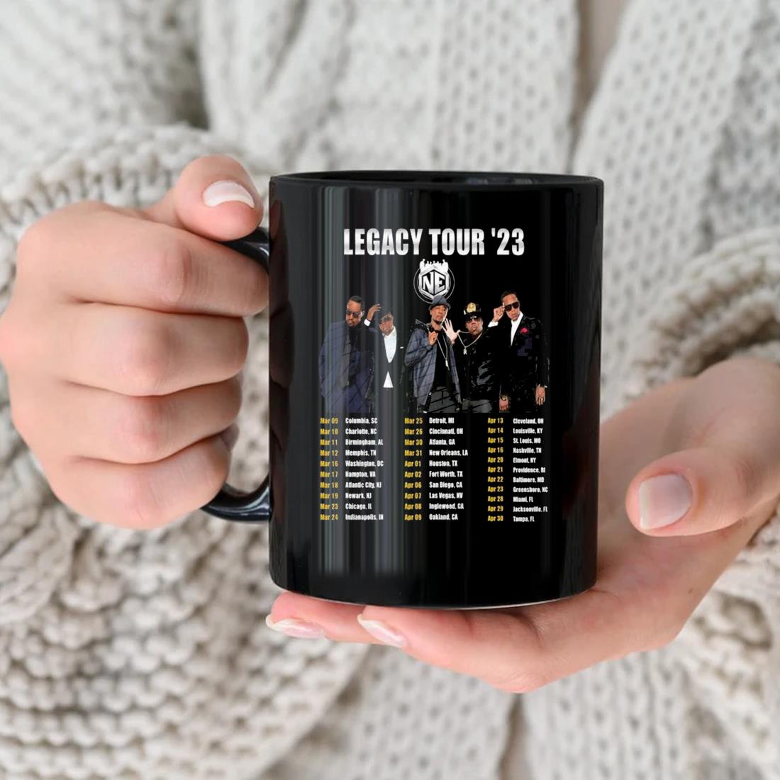 New Edition Signature Legacy Tour '23 Mug nhu