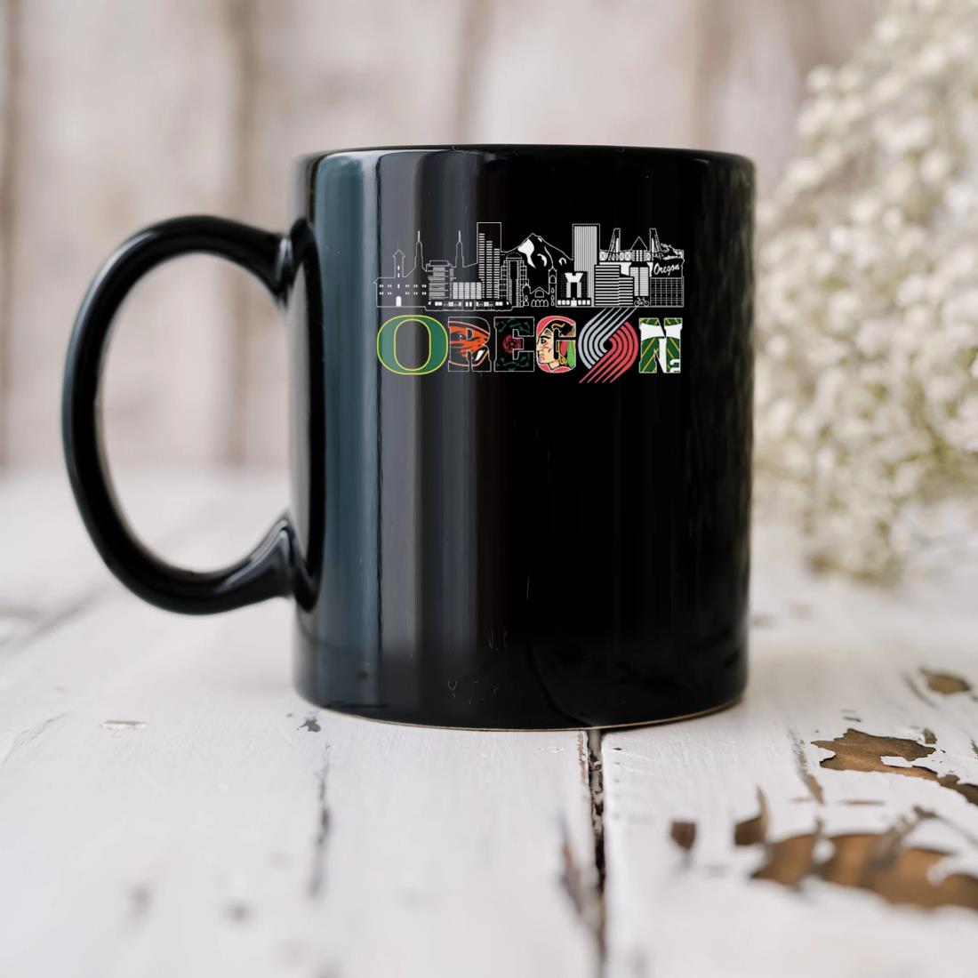 Oregon Sports Skyline 2023 Mug