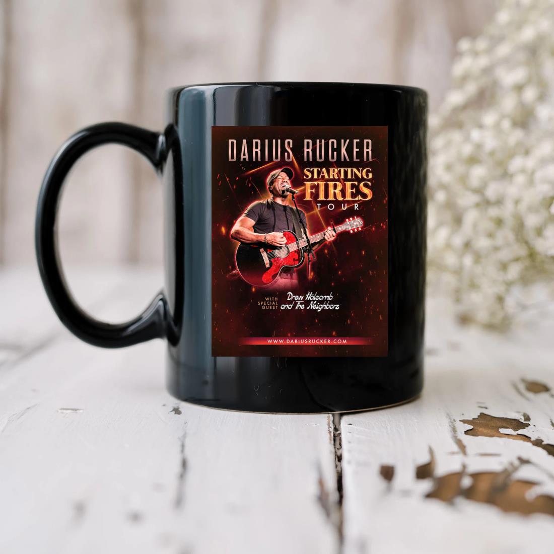 Original Darius Rucker Announces Starting Fires Tour Mug