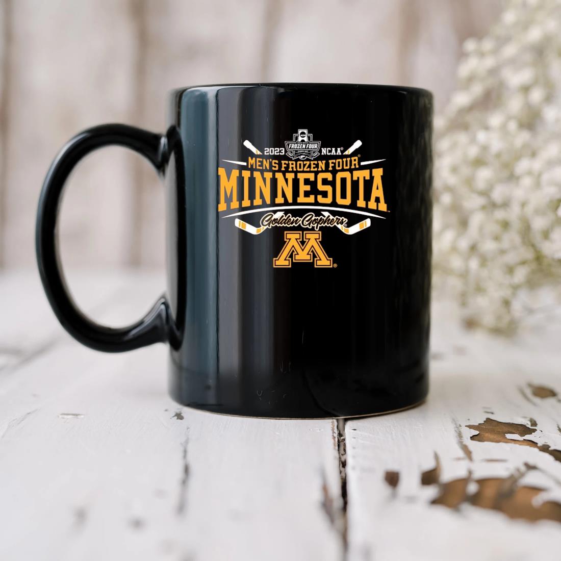 Original Minnesota Golden Gophers 2023 NCAA Frozen Four Men's Ice Hockey Tournament Mug biu