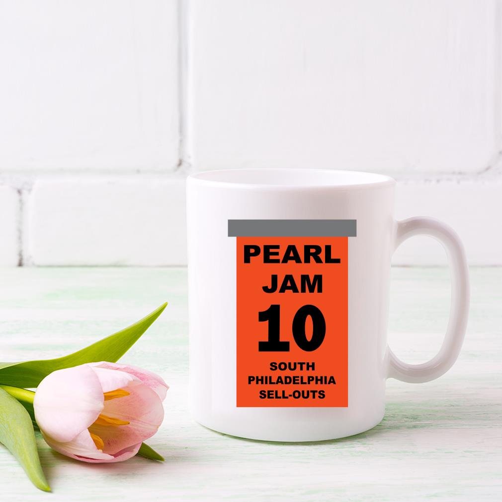 Original Philadelphia Flyers Pearl Jam 10 South Philadelphia Sellouts Mug