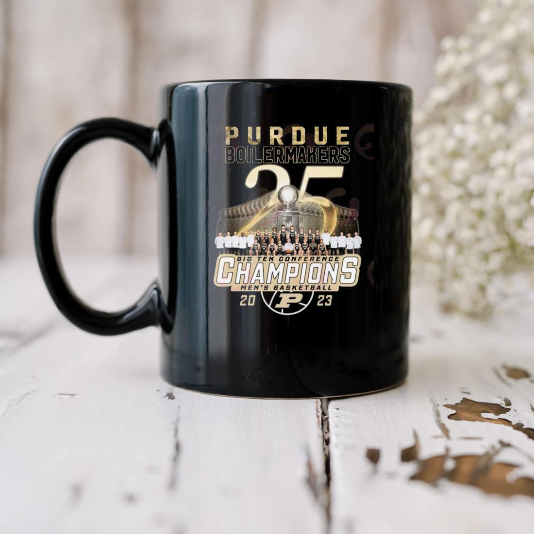 Purdue Boilermakers Big Ten Conference Champions Men's Basketball 2023 Mug