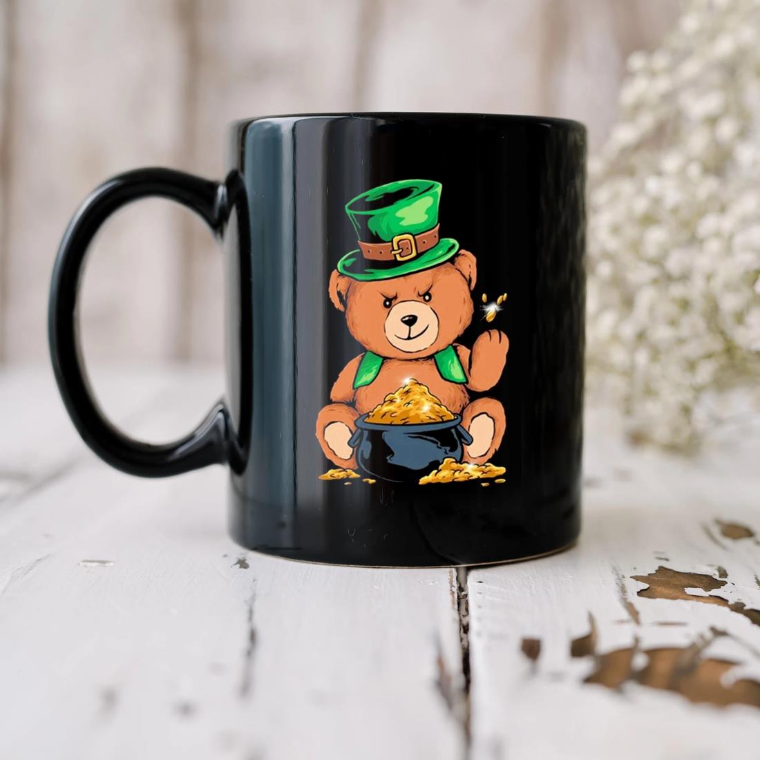 Rich Bear St. Patrick's Day Mug