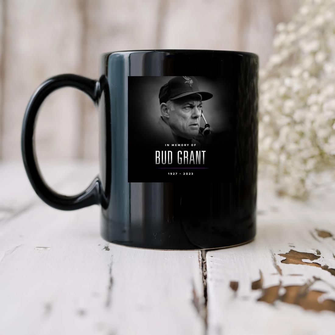 Rip In Memory Of Bud Grant 1927 2023 Mug