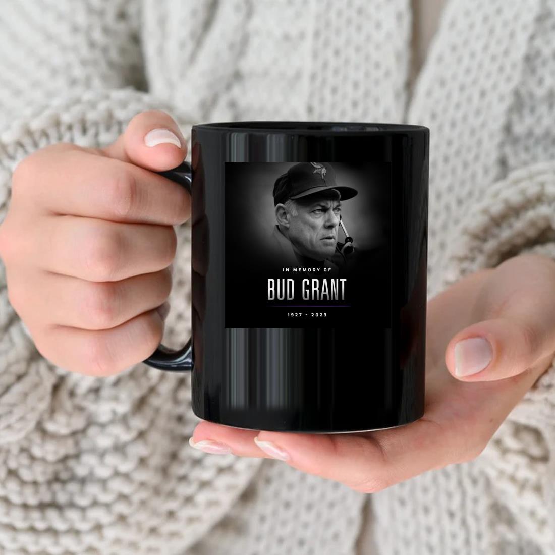Rip In Memory Of Bud Grant 1927 2023 Mug nhu