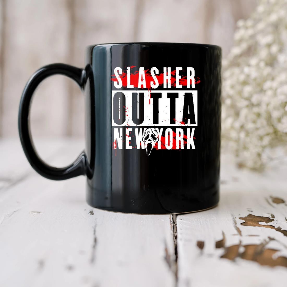 Slasher Outta New York Mug