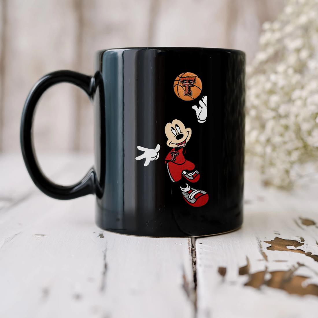 Texas Tech Red Raiders Mickey Mouse March Madness 2023 Mug