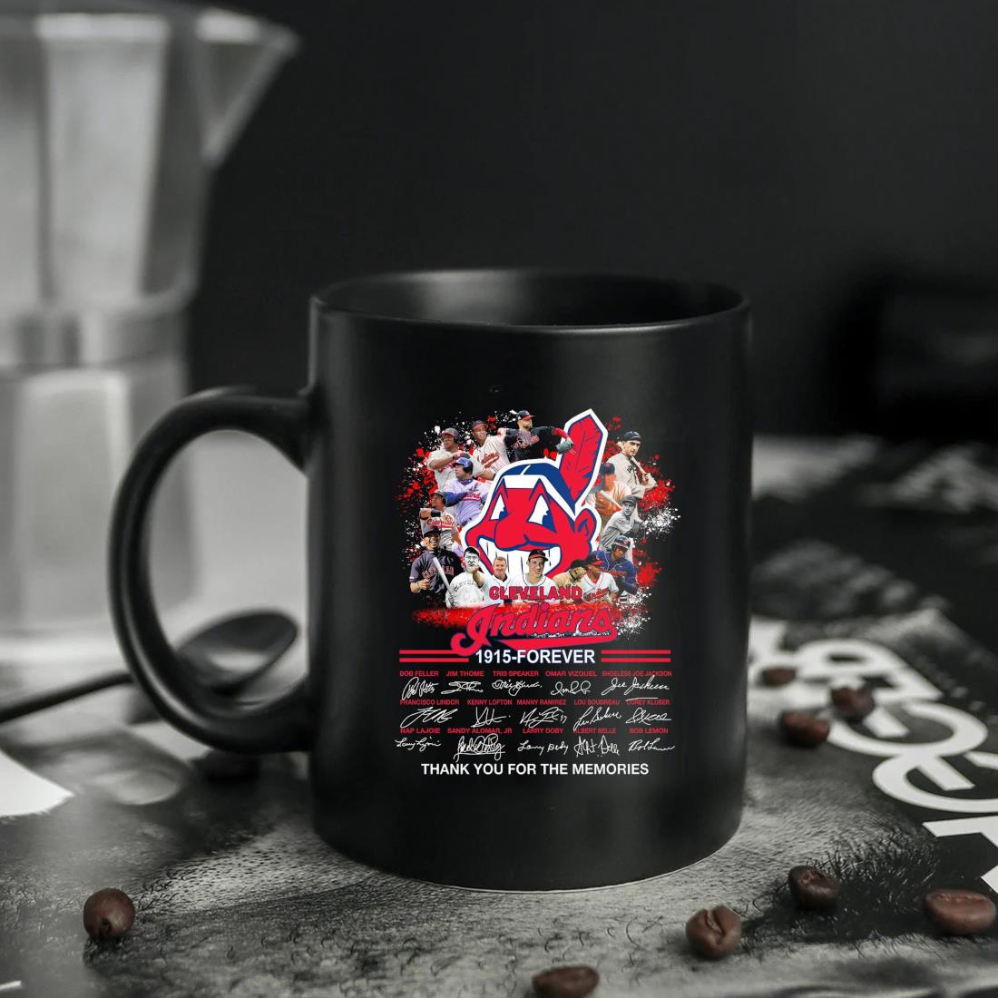 The Andians Baseball 1915 – Forever Thank You For The Memories Signatures 2023 Mug ten