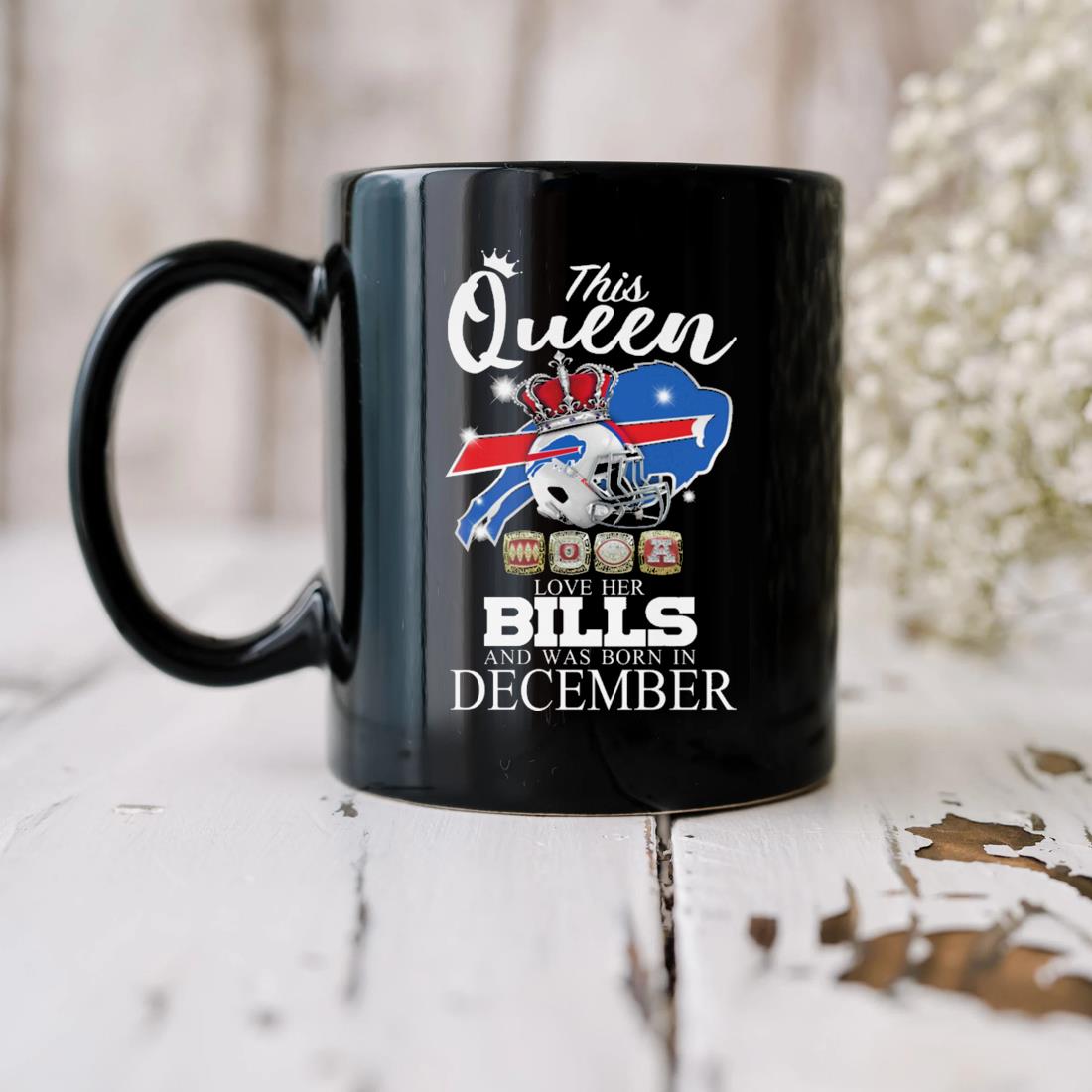 This Queen Love Her Bills And Was Born In December Mug