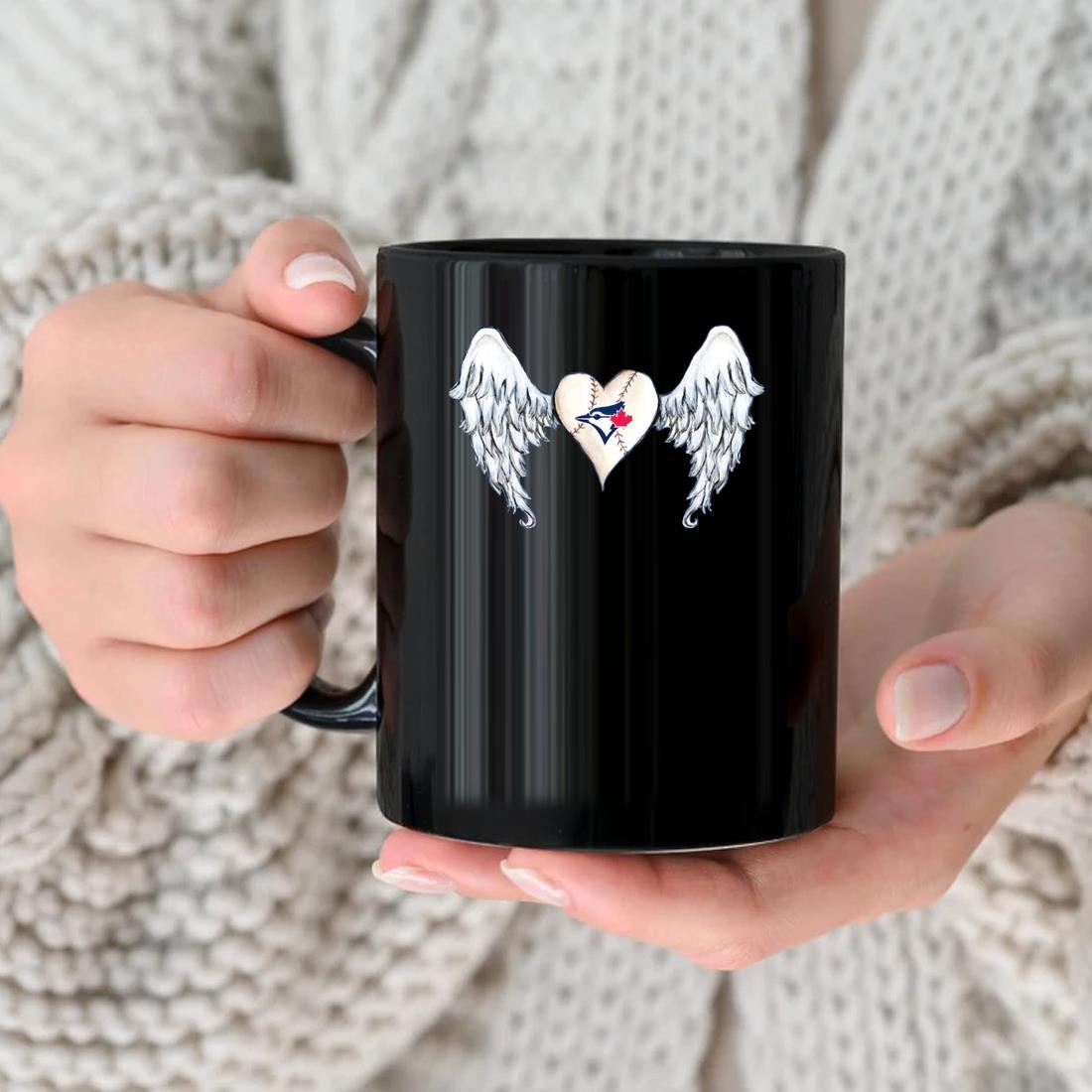 Toronto Blue Jays Tiny Turnip Infant Angel Wings Mug