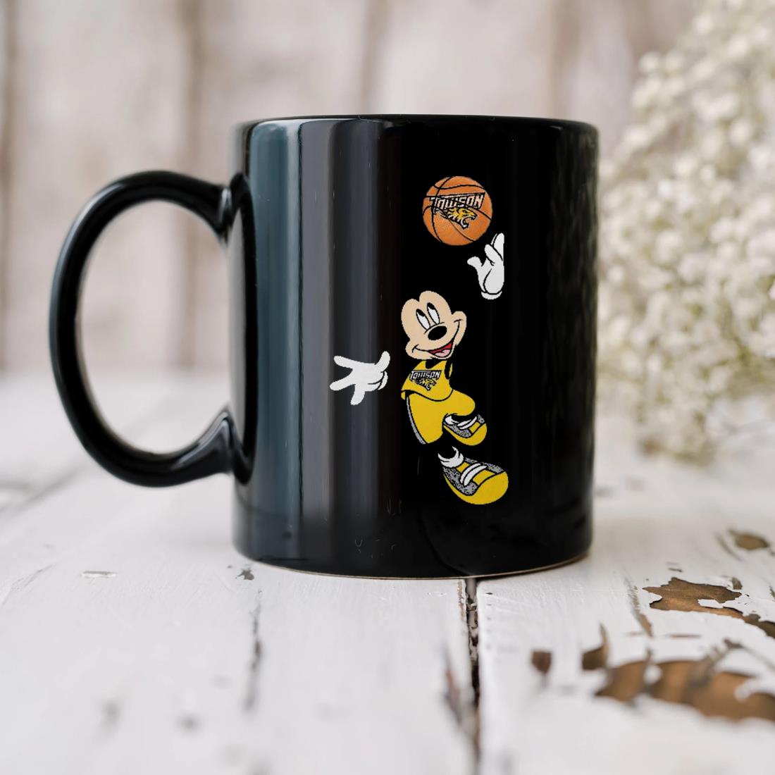 Towson Tigers Mickey Mouse March Madness 2023 Mug