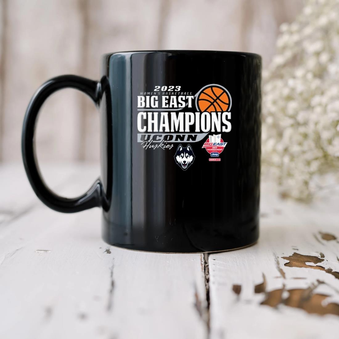 Uconn Huskies Big East Conference Tournament Champions Mug