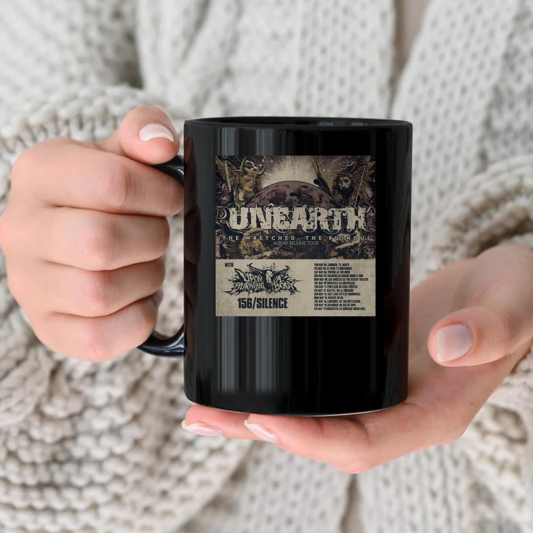 Unearth The Wretched The Ruinous Album Release Tour Mug nhu