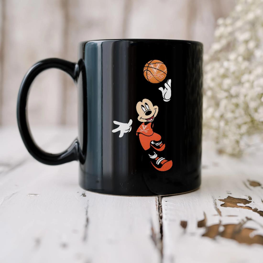 Virginia Cavaliers Mickey Mouse March Madness 2023 Mug