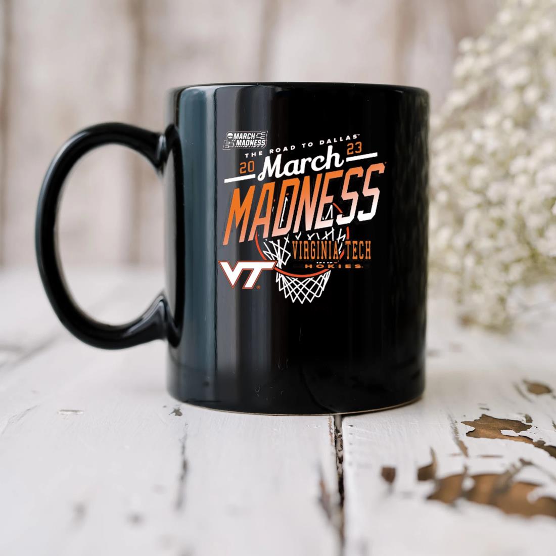 Virginia Tech Women's Basketball 2023 Ncaa Tournament Bound Mug biu