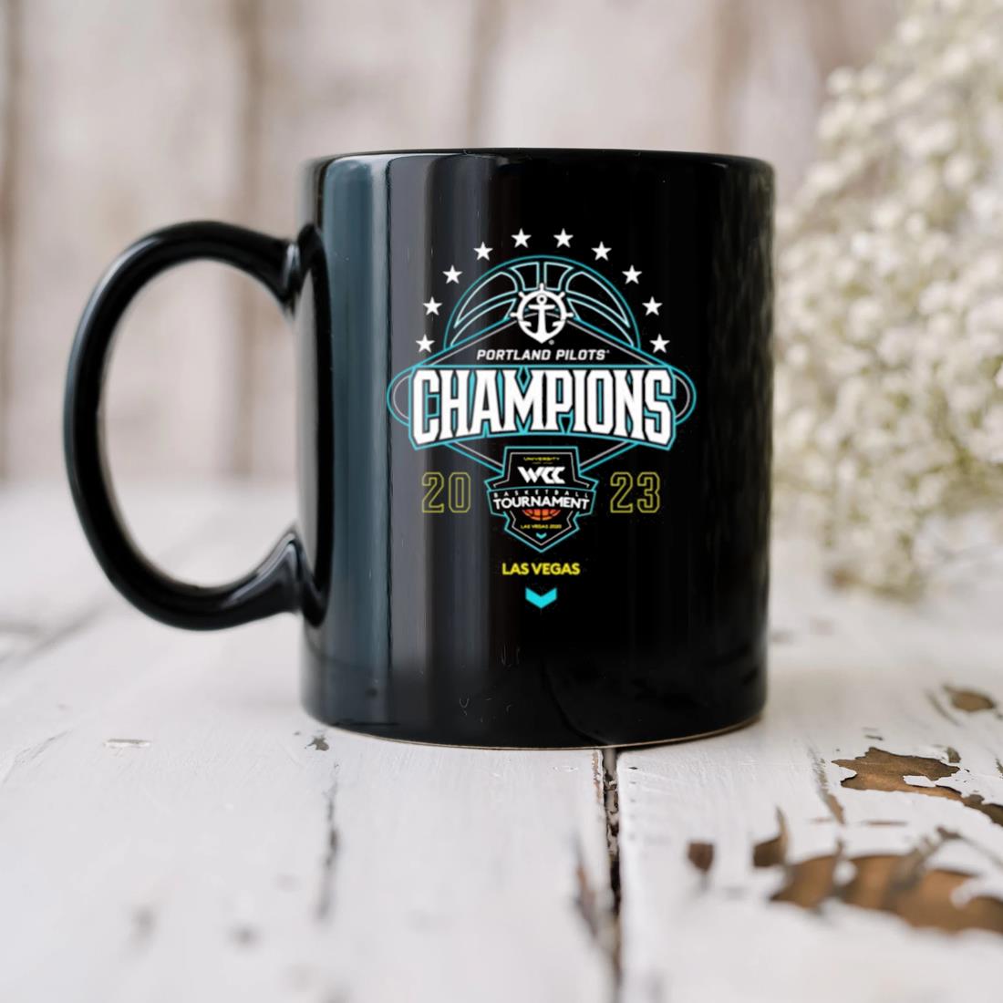Wcc Bear Black Portland Pilots 2023 Champions Tee Mug biu