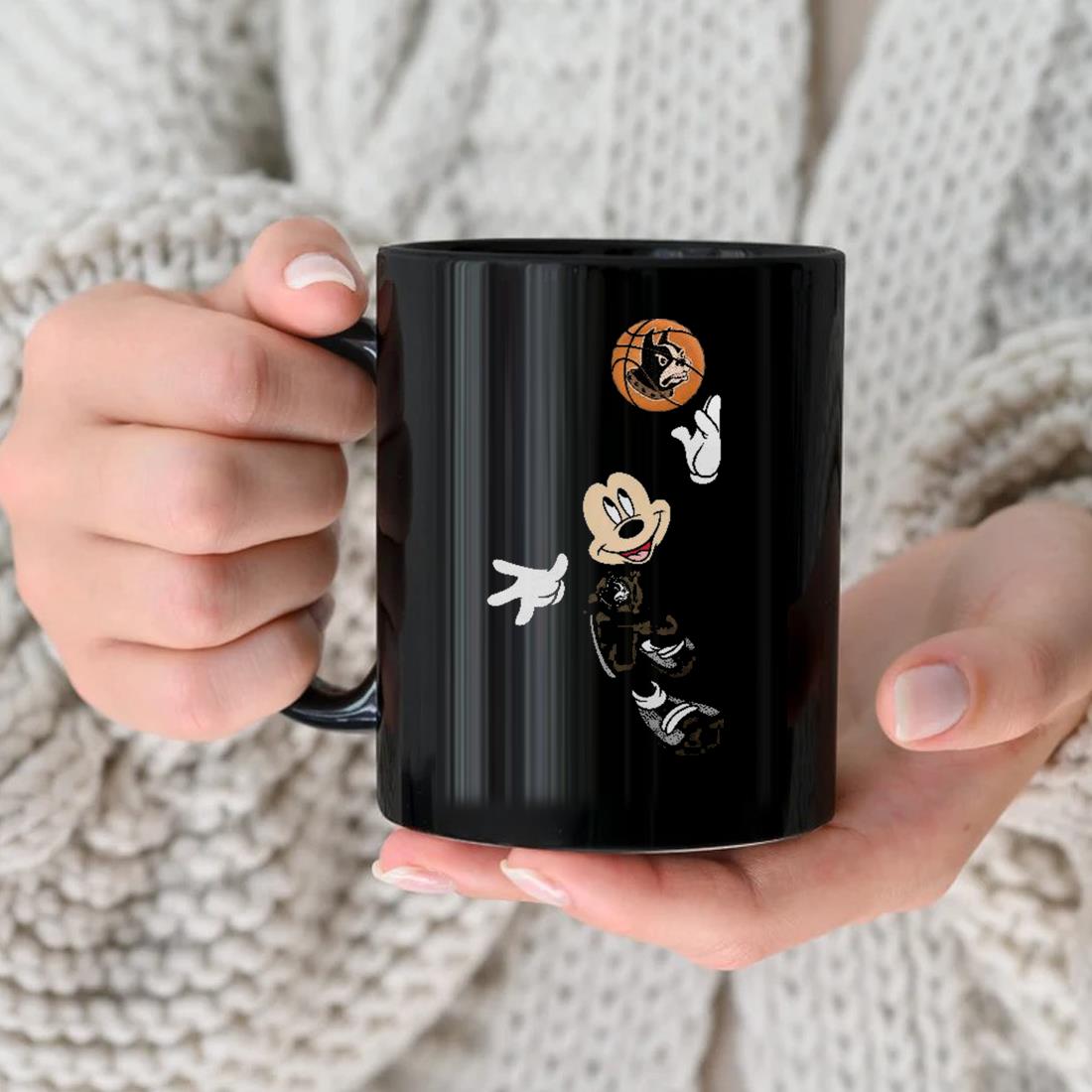 Wofford Terriers Mickey Mouse March Madness 2023 Mug nhu