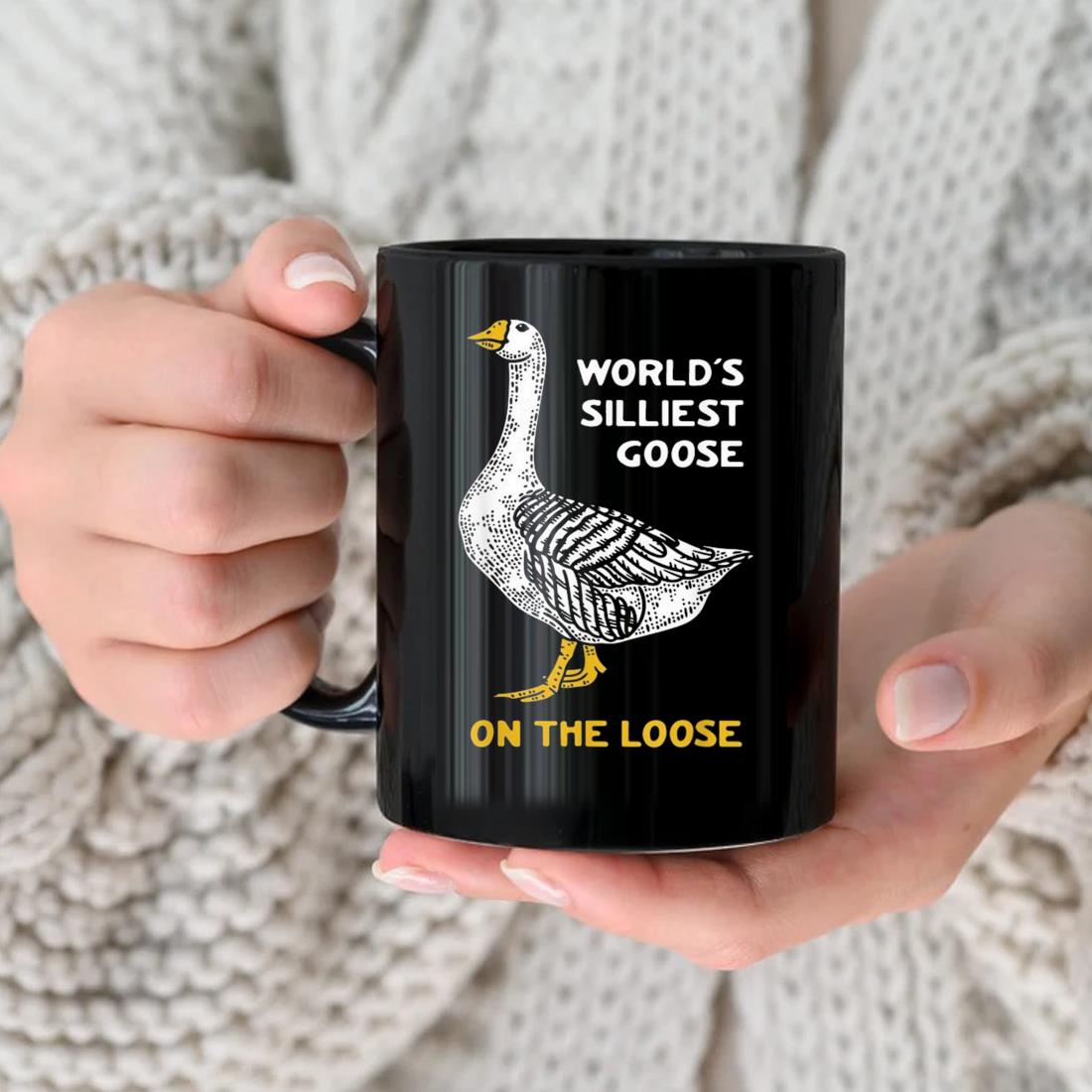 World's Silliest Goose On The Loose Mug nhu