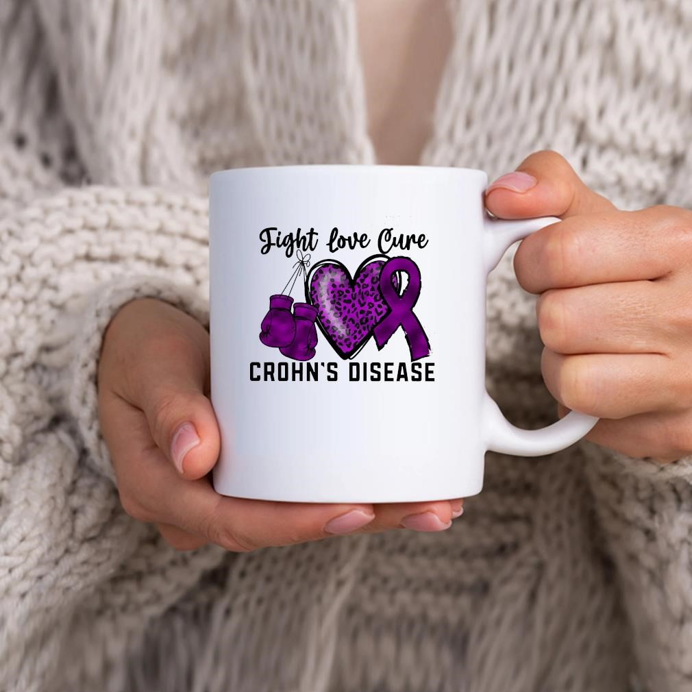 Fight Love Cure Crohn's Disease Mug hhhhh.jpg