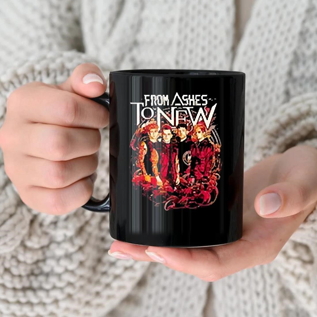 From Ashes To New Band Photo Mug