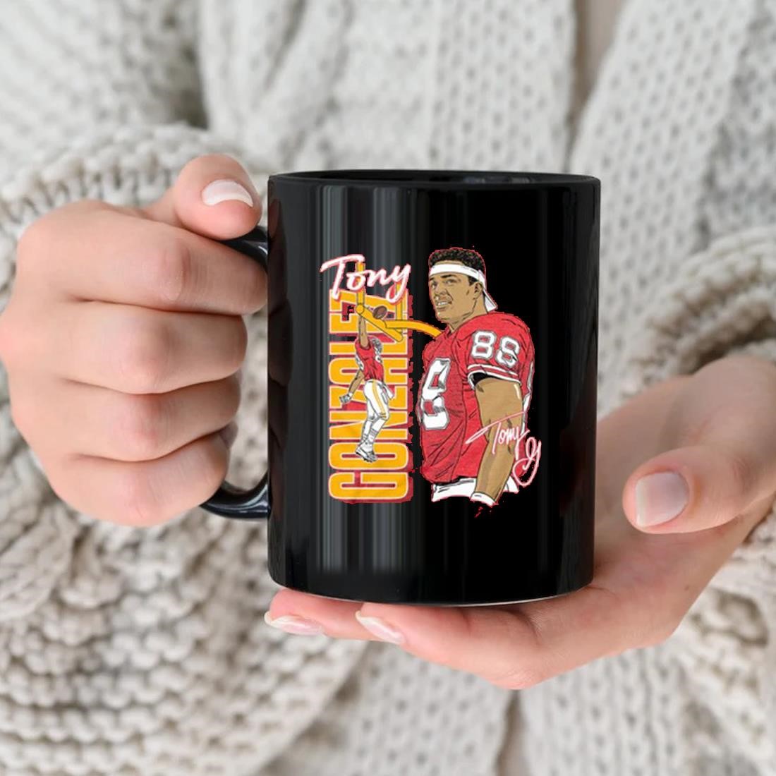Kansas City Chiefs Tony Gonzalez Legend Signature 2023 Mug