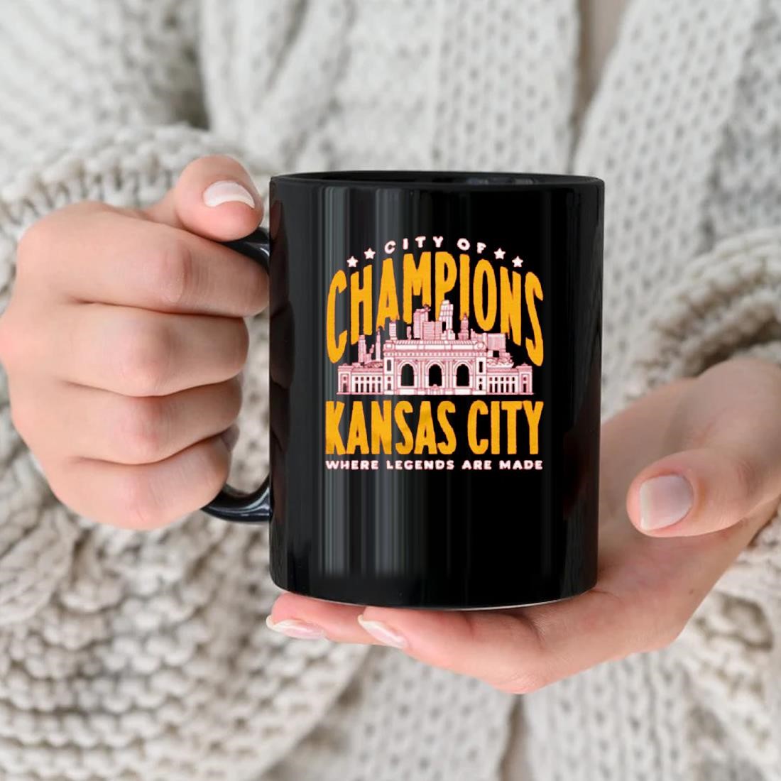 Kansas City Where Legends Are Made City Of Champions 2023 Mug