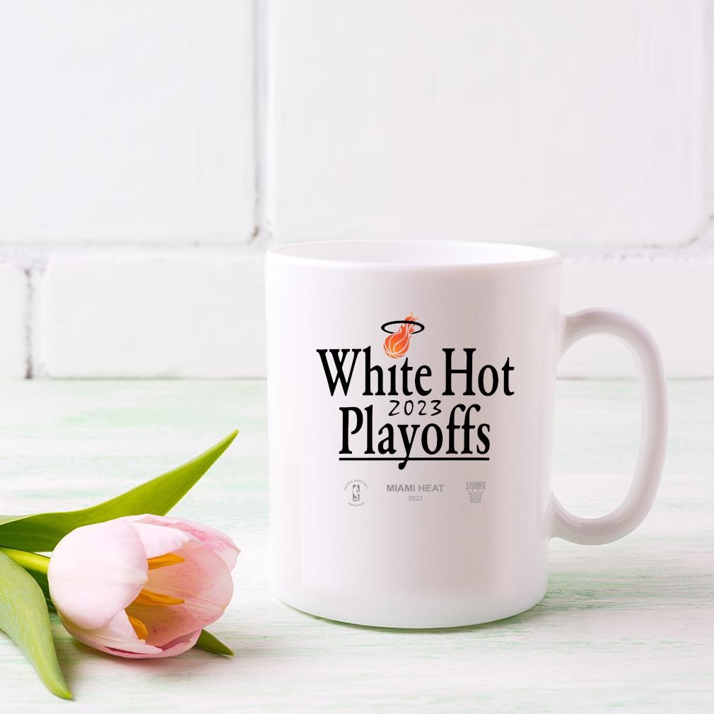 Original Miami Heat White Hot 2023 Playoffs Mug