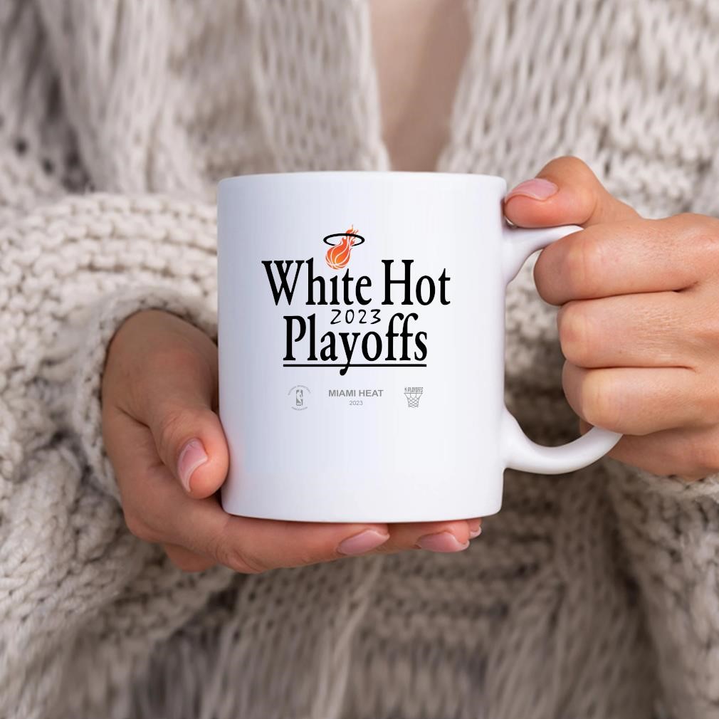 Original Miami Heat White Hot 2023 Playoffs Mug hhhhh.jpg