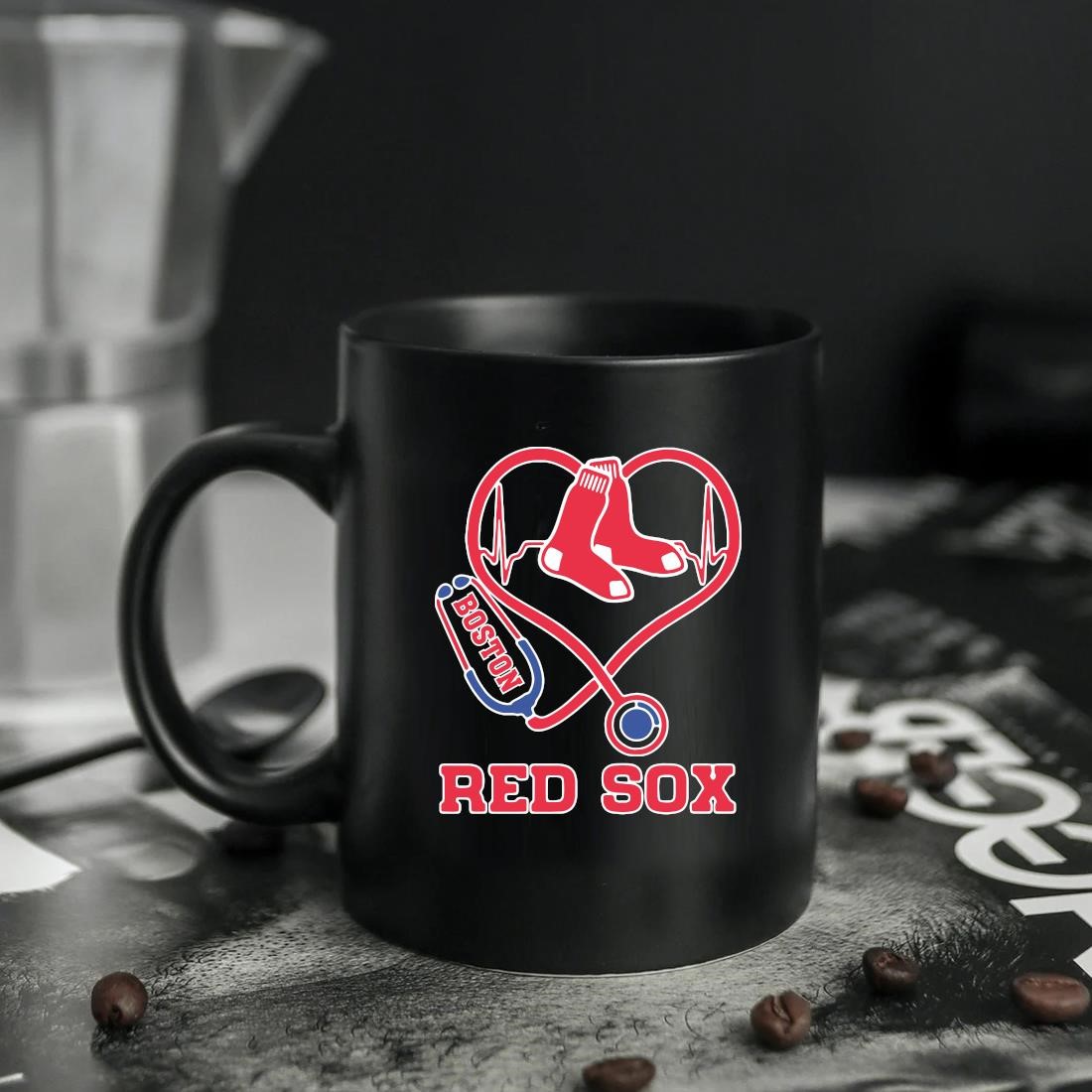 Official Nurse Boston Red Sox Baseball Stethoscope Heartbeat T-Shirt,  hoodie, sweater, long sleeve and tank top