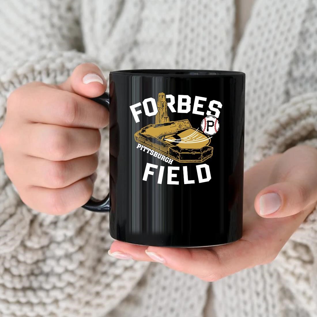 Original Pittsburgh Pirates Forbes Field Baseball Mug
