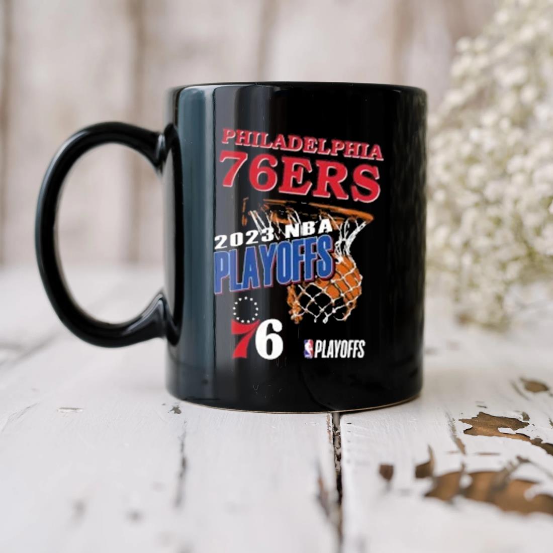 Philadelphia 76ers Men's 2023 Nba Playoffs Hype Mug biu