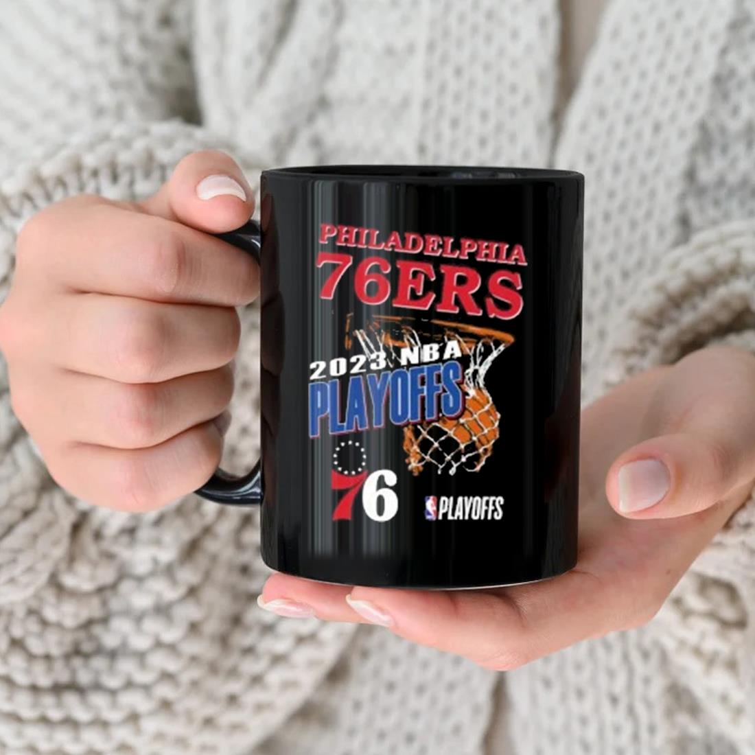 Philadelphia 76ers Men's 2023 Nba Playoffs Hype Mug