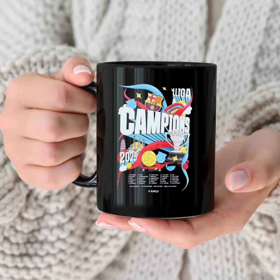 Barcelona Fc Liga Champions 2023 Mug