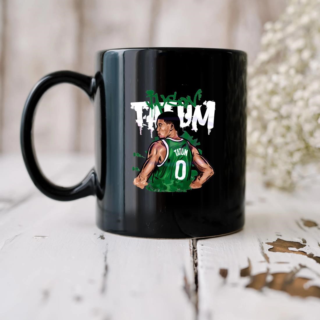 Boston Celtics Jayson Tatum Basketball Player Playoffs 2023 Mug biu.jpg