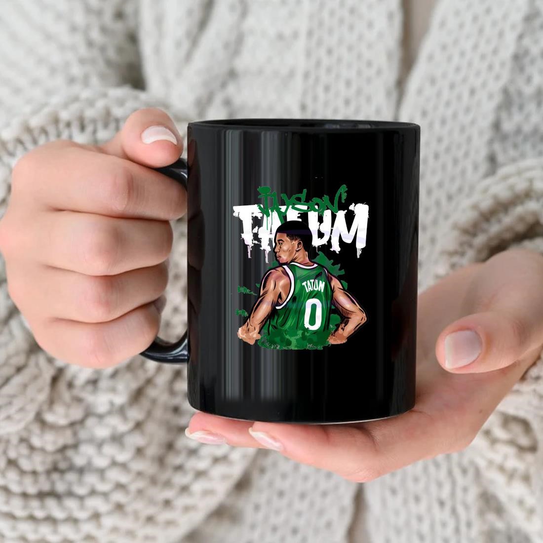 Boston Celtics Jayson Tatum Basketball Player Playoffs 2023 Mug