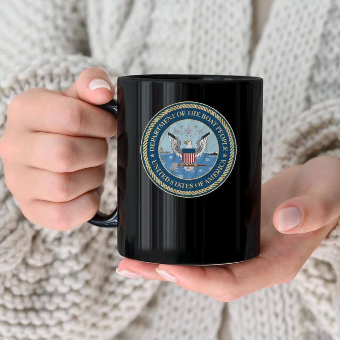 Department Of The Boat People United States Of America Mug
