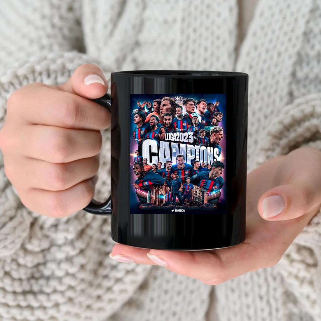 Fc Barcelona La Liga Champions 2023 Mug