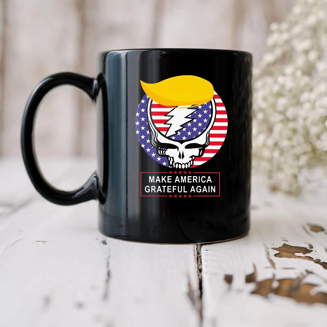Grateful Dead Make America Grateful Again American Flag Mug biu.jpg