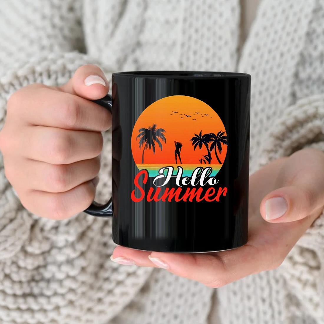 Hello Summer Vintage Mug