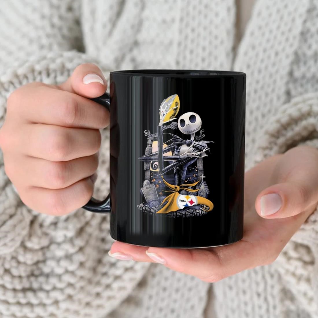 Jack Skellington Pittsburgh Steelers 2023 Mug
