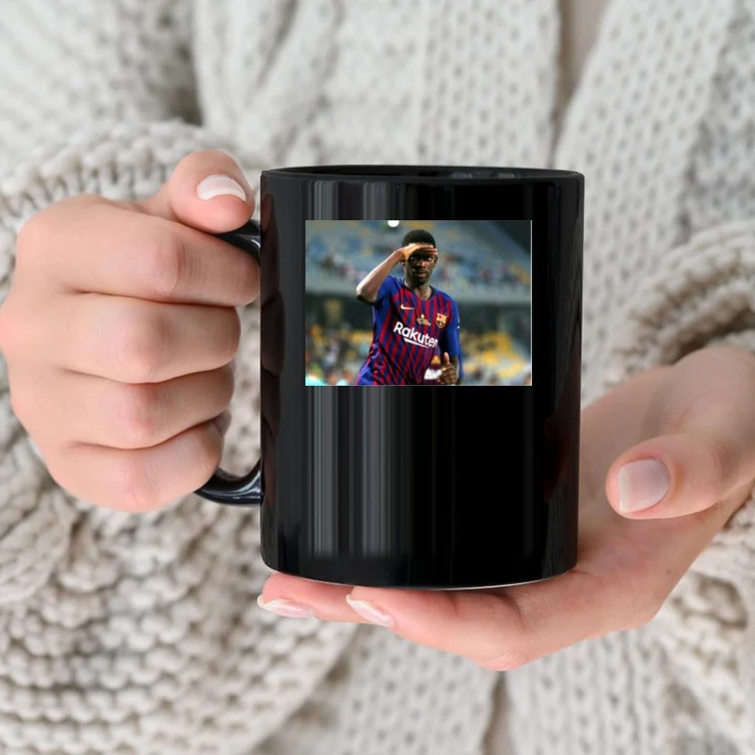 Kounde Wearing Dembele Tee Mug