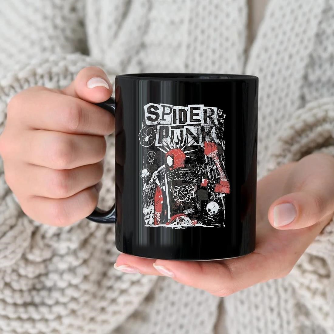 Marvel Spider Man Across The Spider Verse Spider Punk Mug