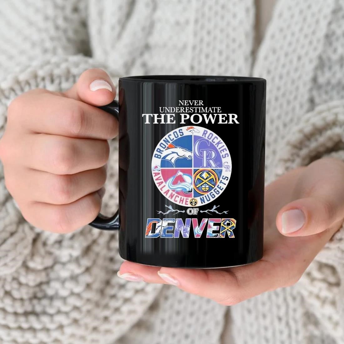 Never Underestimate The Power Of Denver Sports Teams 2023 Mug