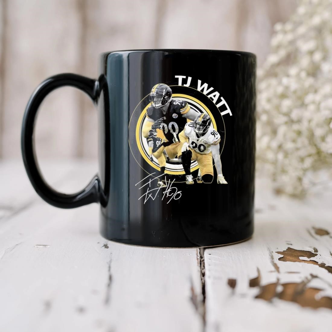 Pittsburgh Steelers Tj Watt Signature Mug biu.jpg
