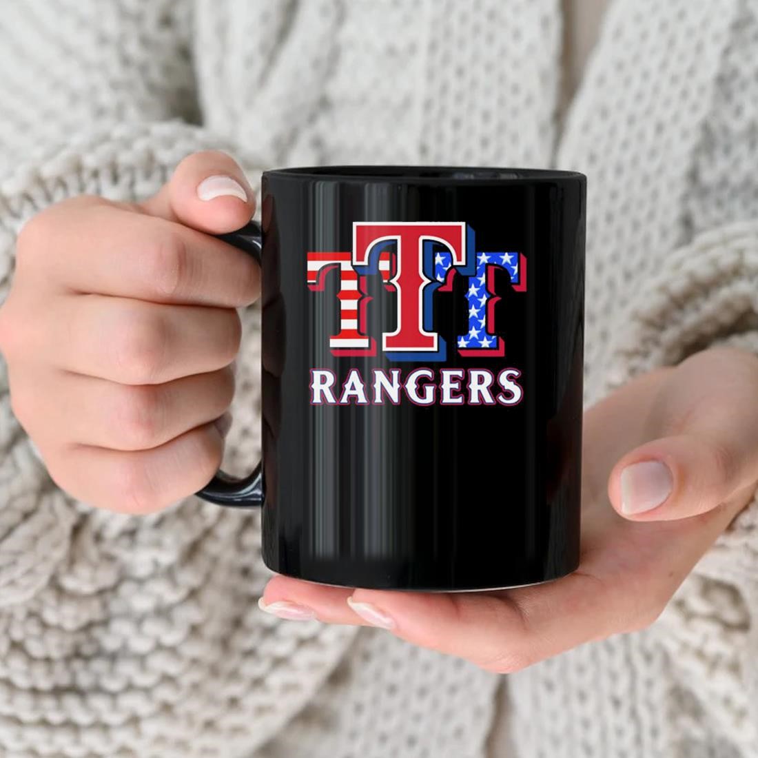 Texas Rangers 15oz. Personalized Ceramic Mug